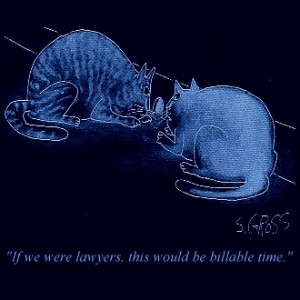 "If we were lawyers, this would be billable time."